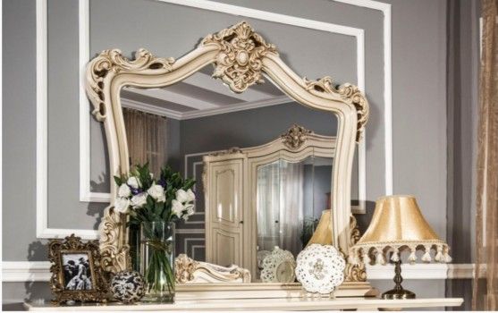 تصویر 4 از آینه دکوراتیو مناسب اتاق خواب و نور پردازی حرفه ای